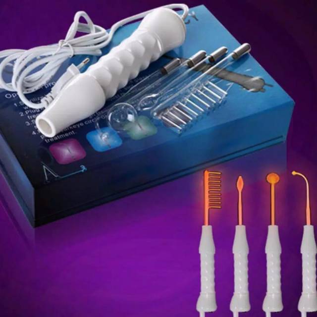 Alat Facial Portable High Frequency (HF) untuk dirumah dan profesional