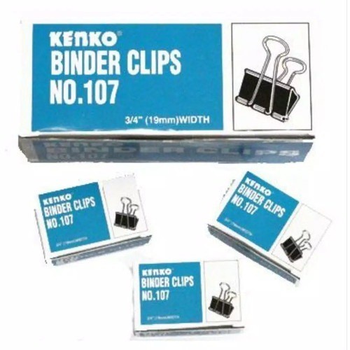 

Joyko Binder Clips No.107 Jepit Kertas Per Pack Isi 12