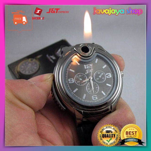 Jam Tangan Pria Korek Api Elektrik Murah/jam Korek