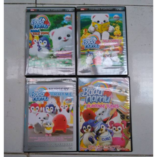 dvd badanamu 4disc lagu anak bahasa inggris