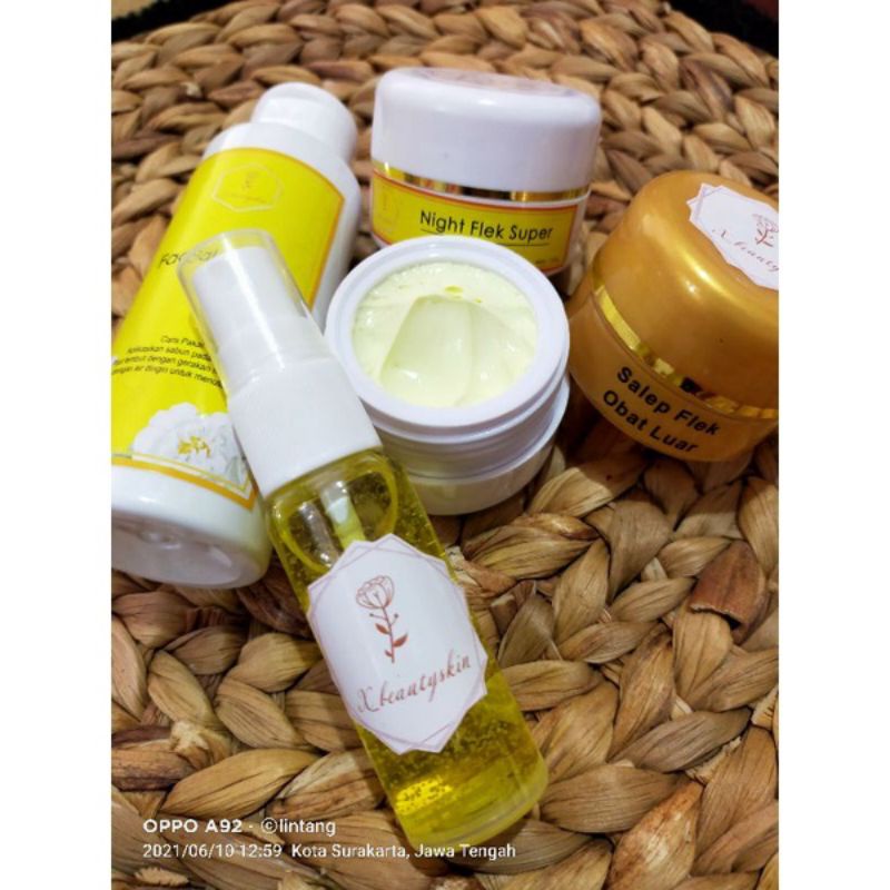 PAKET FLEK BERAT/ MELASMA/CREAM FLEK HITAM PLUS SALEP FLEK