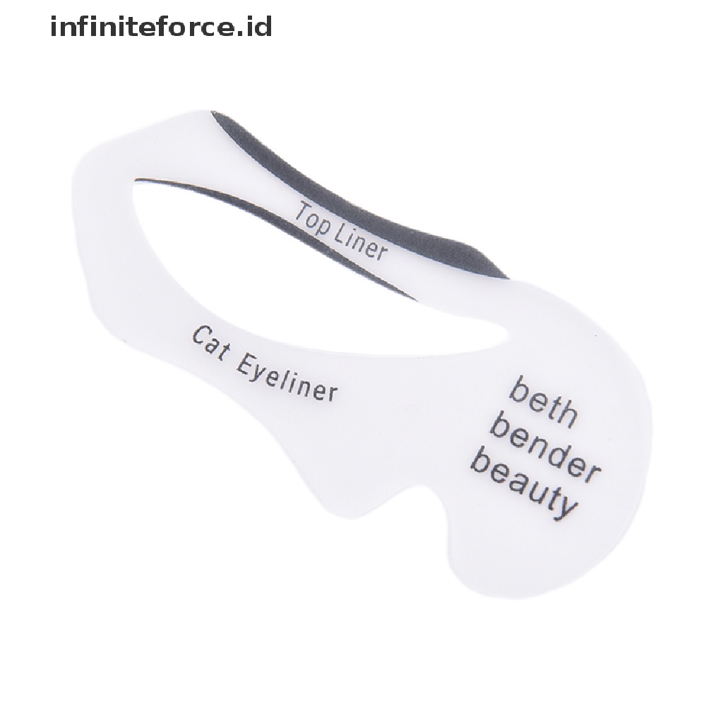 Infiniteforce.id Kartu Cetakan Eyeliner / Eyebrow / Eyeshadow Untuk Makeup / Kosmetik Wanita