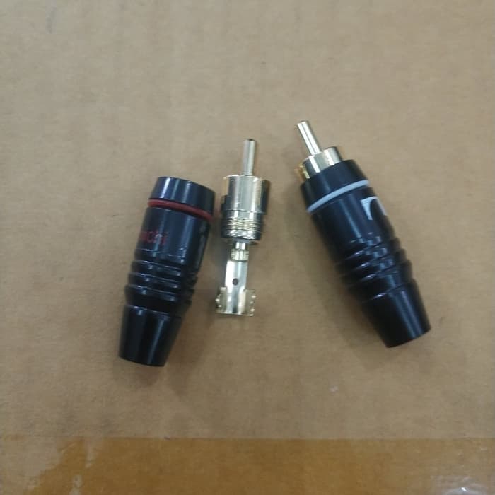 jack RCA nakamichi / jek RCA nakamichi / RCA gold plate satuan