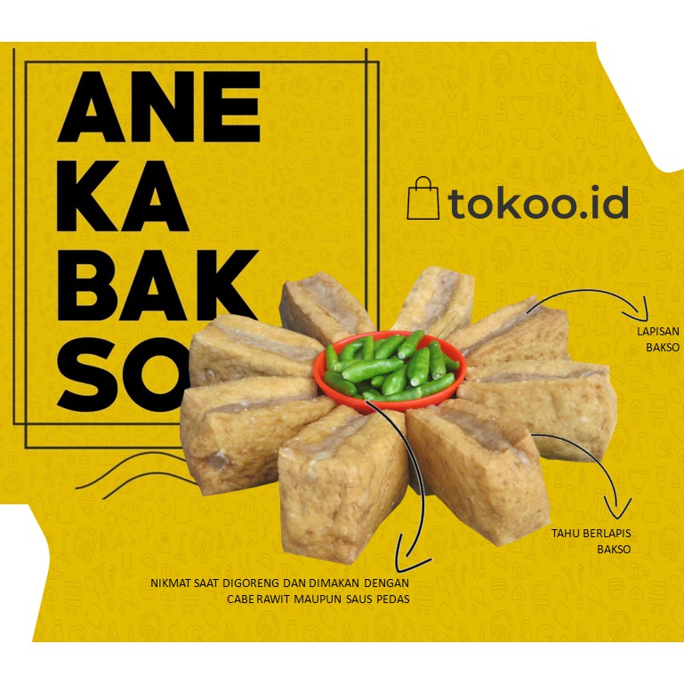 

Tahu Bakso Sapi Asli isi 10 (sekitar 1000 gram)