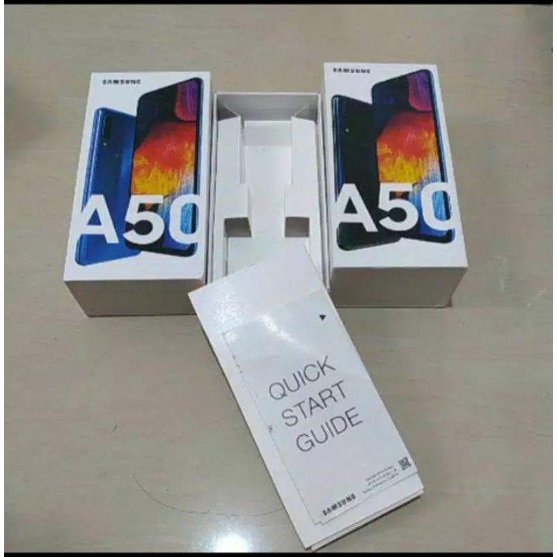 

Dus box samsung A50 ready semua warna free imei