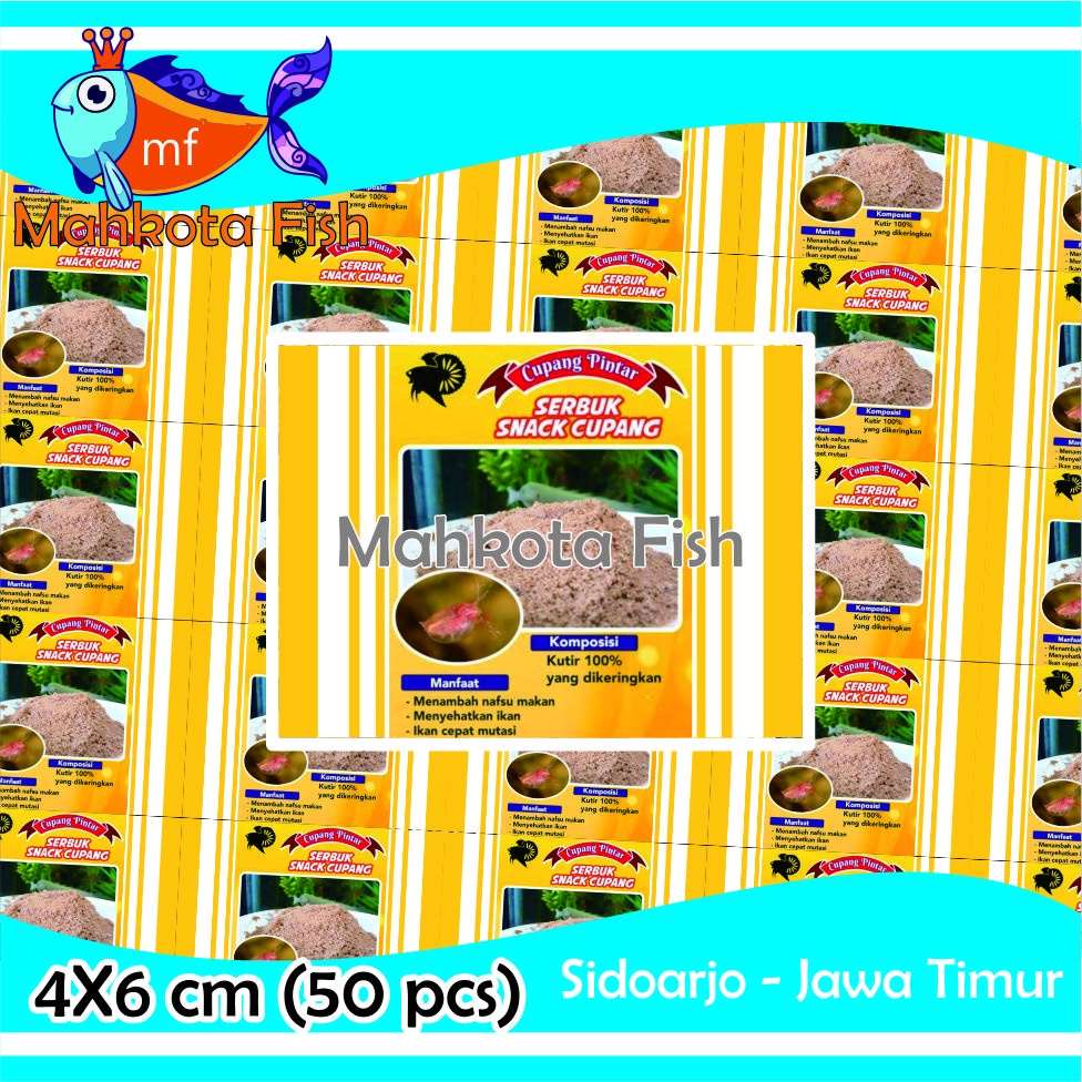 Stiker Repack SNACK CUPANG | Stiker Snack Cupang | Stiker Snak Cupang