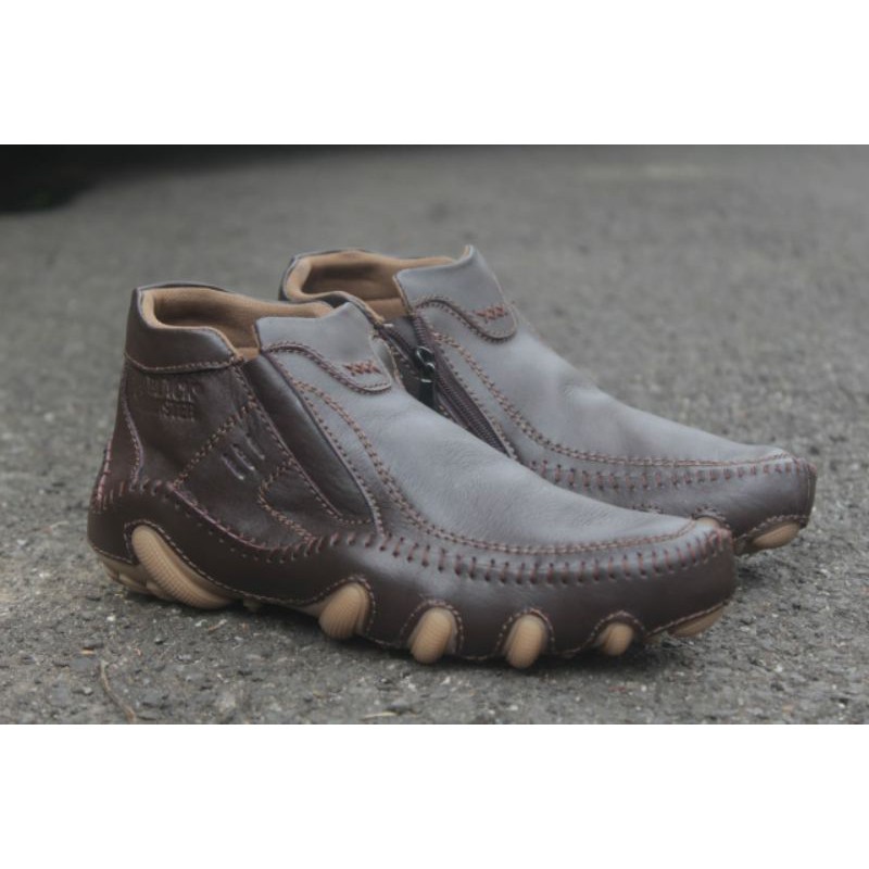 sepatu kulit asli,original black master