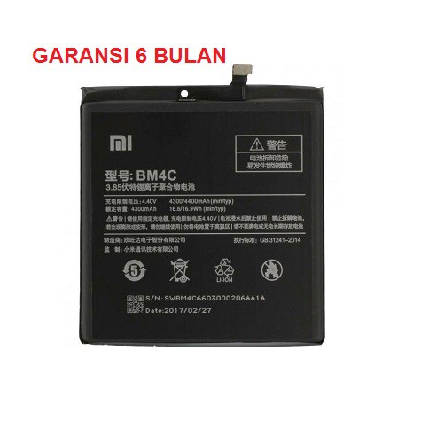 Baterai Battery Batere Mi Mix XIAOMI BM4C / Mi Mix Original