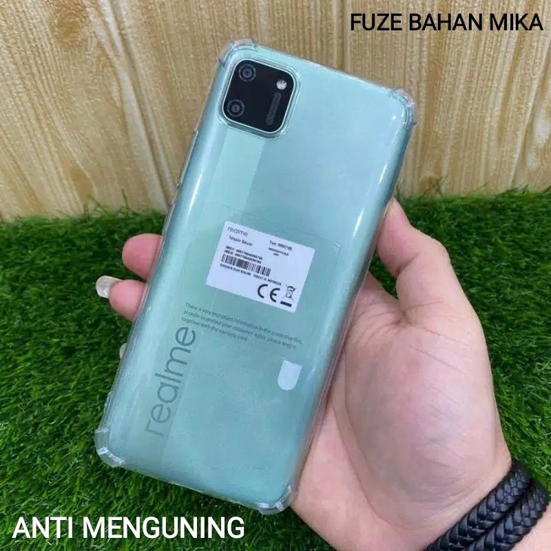 Anti Crack Case Fuze Mika Realme C11 - Realme C15 - Realme C12 Bahan Mika