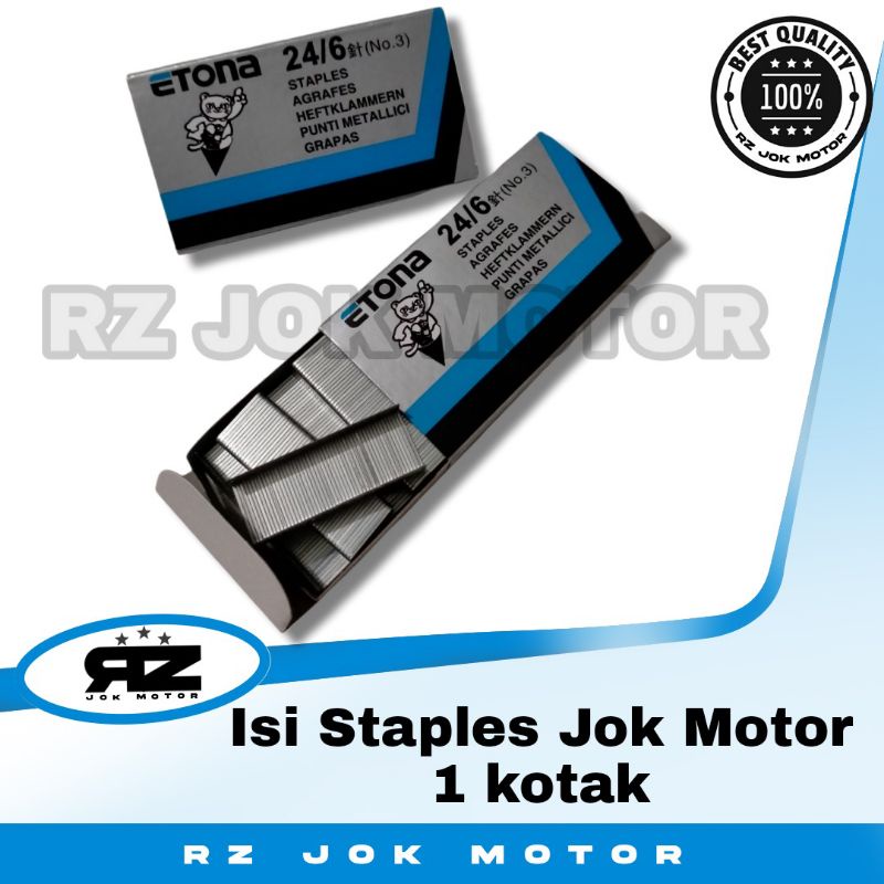 

Isi Staples Stapler Hekter Jok Motor Harga 1Kotak