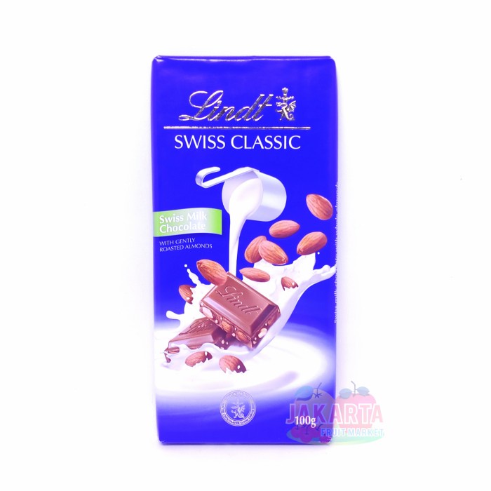 

(COKELAT) LINDT SWISS CLASSIC MILK ALMOND 100G