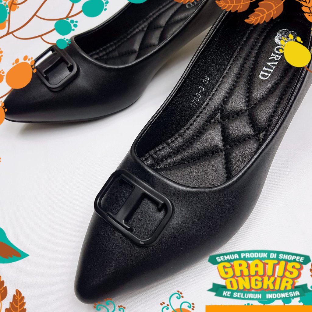 sepatu sendal pink salem grey ungu hijau muda tua dark light / Sepatu heels kantor NGS 1785-3