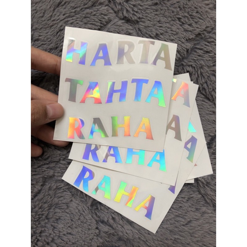 

Cutting Sticker Harta tahta Raha