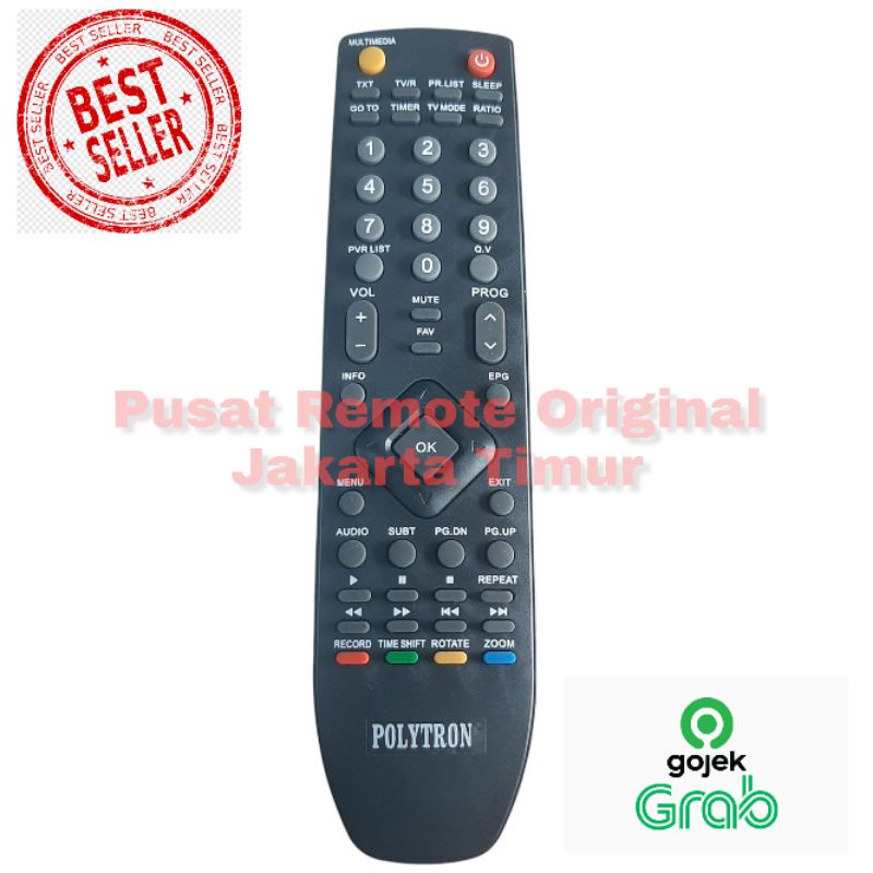 REMOTE REMOT RECEIVER PARABOLA POLYTRON MULTIMEDIA 81G352 ORIGINAL ASLI