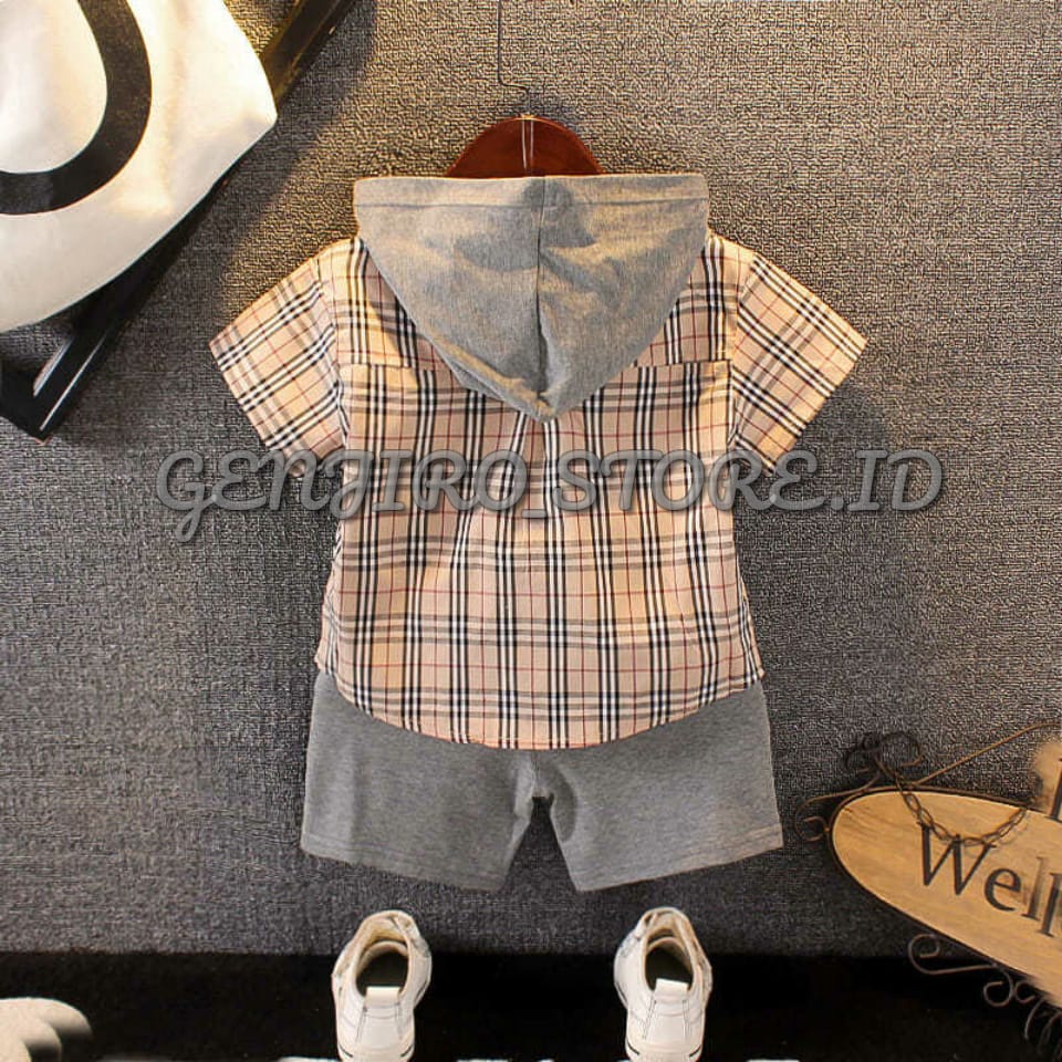 GENJIRO_STORE.ID/SETELAN ANAK LAKI LAKI/SETELAN HOODIE/SETELAN SWITER/CELANA PENDEK/UNTUK USIA 6 BULAN - 4 TAHUN/BISA COD