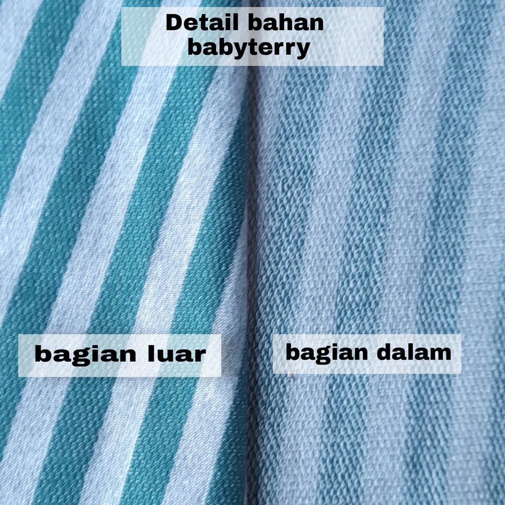 Celana kolor pria motif salur Size XL fit XXL