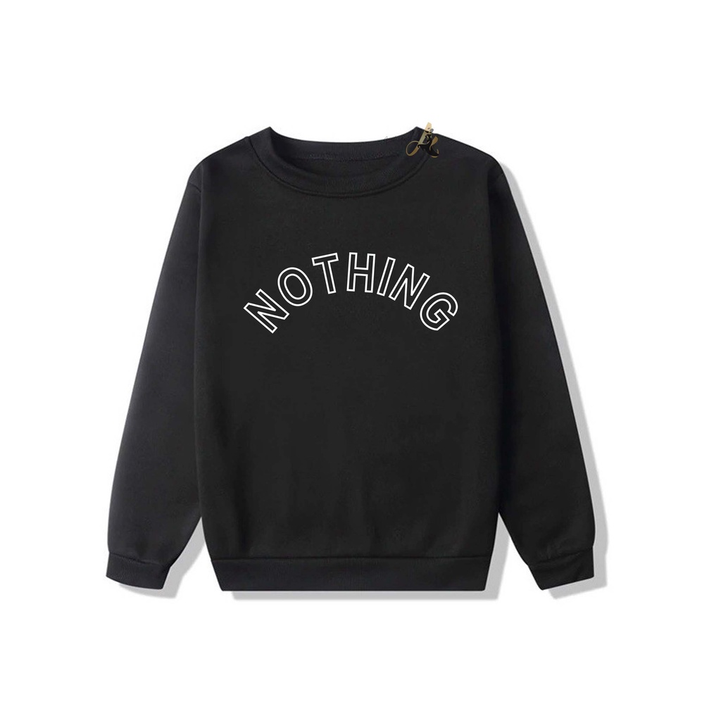 SWEATER OVERSIZE CREWNECK NOTHING STREETWEAR  SWEATSHIRT PRIA DAN WANITA