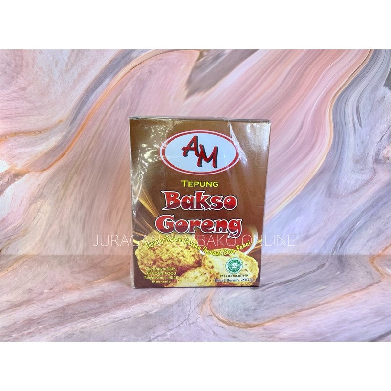 (JSO) AM Tepung Bakso Goreng 230gr HALAL / Tepung premix bakso goreng instant siap pakai