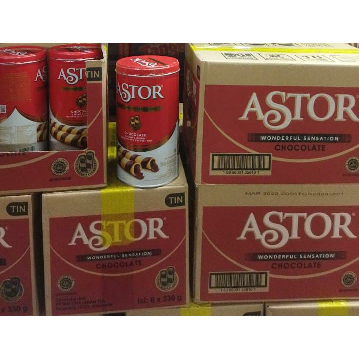 

ASTOR WAFER STICK ROLL COKLAT 330GR KALENG @6kaleng /dus