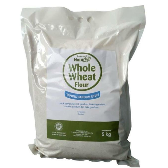 

TERMURAH BOGASARI NATURICH WHOLE WHEAT FLOUR 5 KG Kode 912