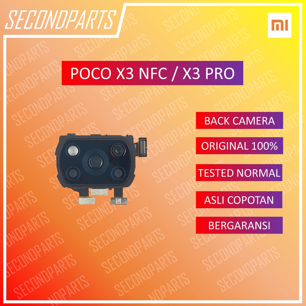 KAMERA BELAKANG XIAOMI POCO X3 NFC / X3 PRO ORIGINAL COPOTAN