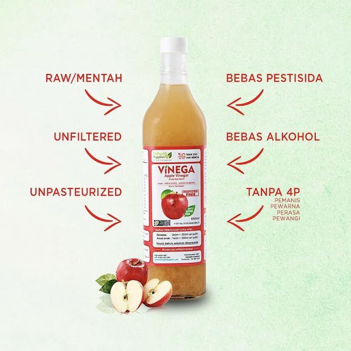 

Dehealth Supplies Vinega Cuka Apel Alami 650 Ml Botol Kaca Bungamwr09