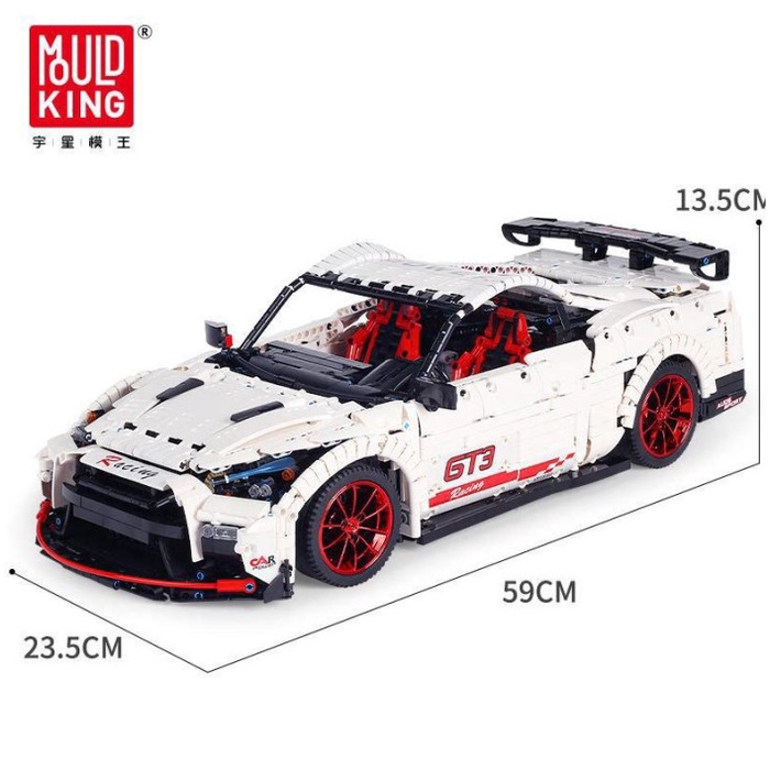 MOULD KING 13172 NISSAN GTR GT3 CAR BRICKS