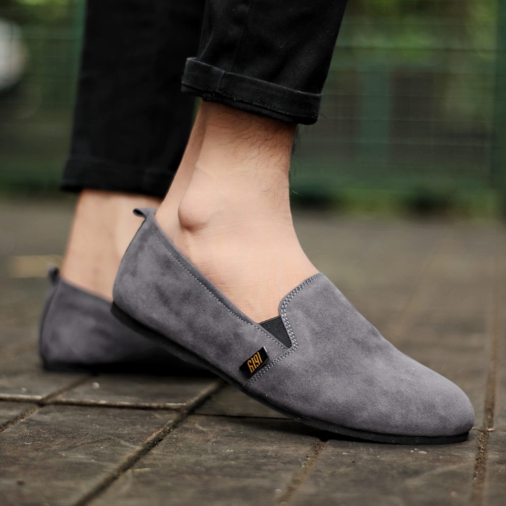 CHORDS|Sepatu Kasual Slip On Pria Slop Mocasin Santai Casual Cowok Murah Keren Ringan