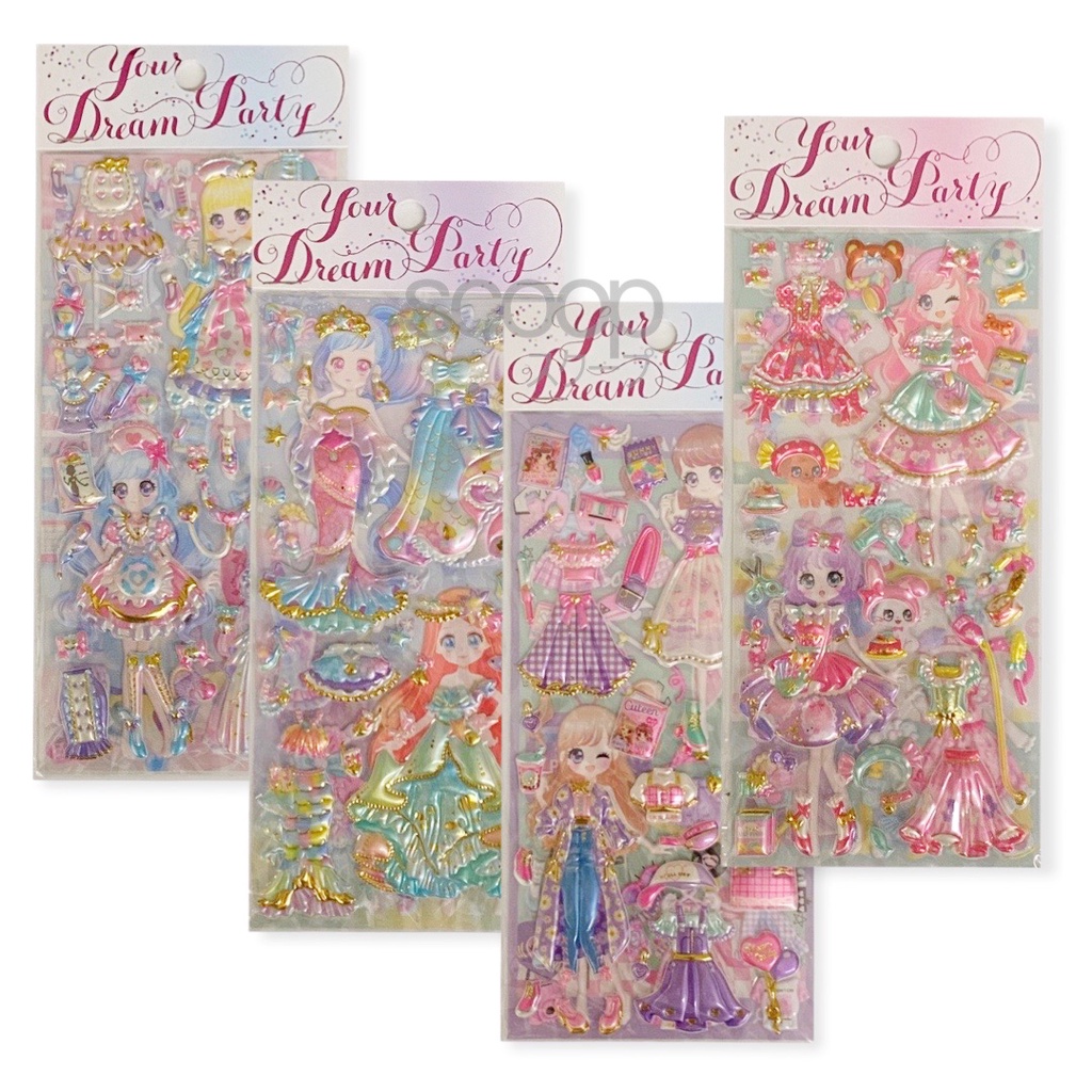 

W! Accessories Sticker Stiker Spons 3D Dress Up 64341400