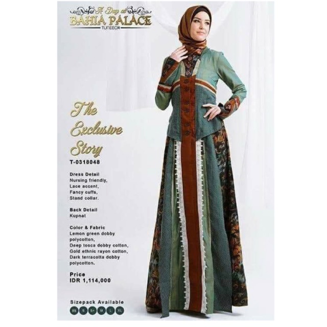 Baju tuneeca Bahia Palace