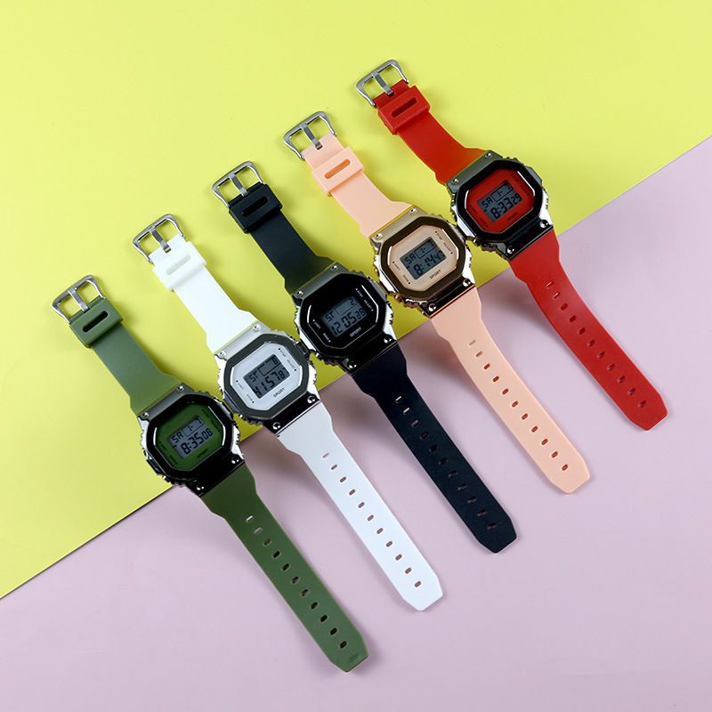 BBS J031 Jam Tangan Sport Tali Rubber Digital LED Pria &amp; Wanita Fashion Murah