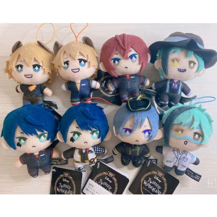 (READY) Twisted Wonderland Mini Nuigurumi Riddle Floyd Jade Ruggie Azul Dorm Ex Nui