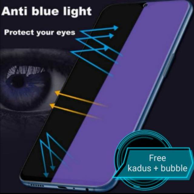 SAMSUNG A90 TEMPERED GLASS ANTI BLUE LIGHT ANTIGORES KACA TG