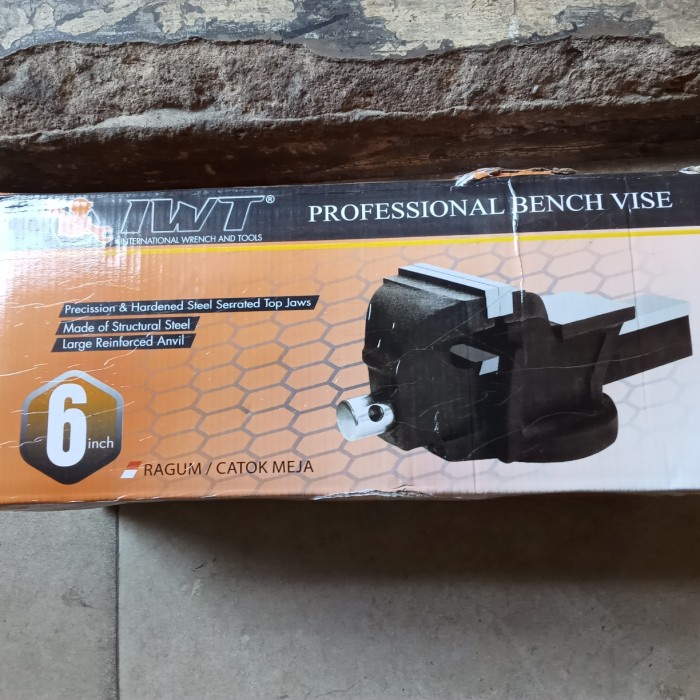 Iwt Japan ragum besi catok meja 6 inch