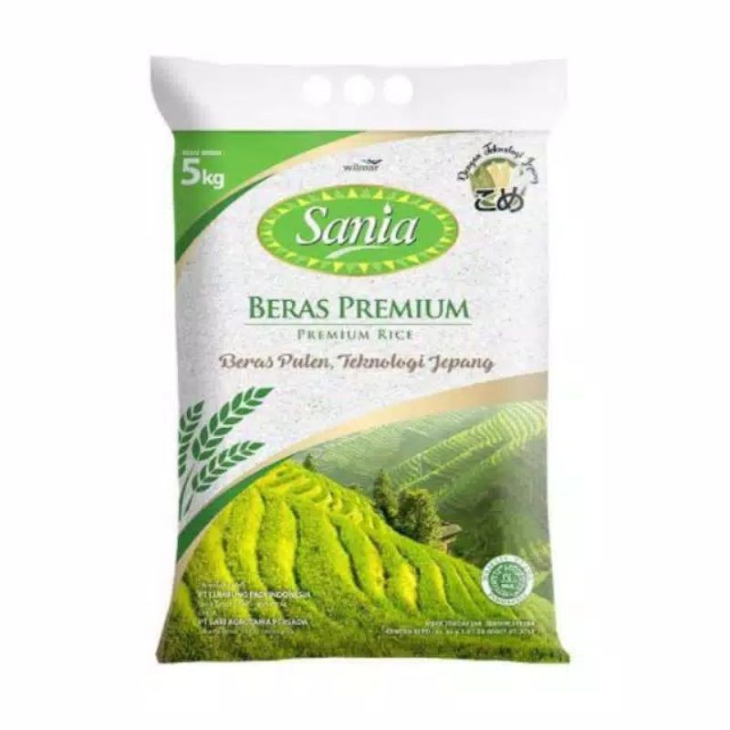 

Beras Premium Sania 5 kg