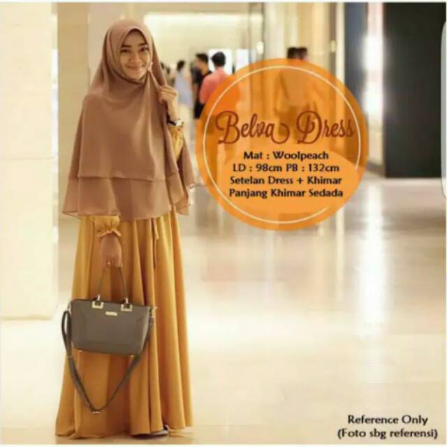 Belva dress set khimar