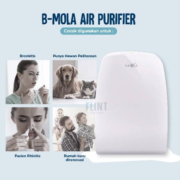 B-mola BMOLA NCCO 1701 Air Purifier Teknologi Pemurnian Udara BM100 BM 50 penyaring udara BM50