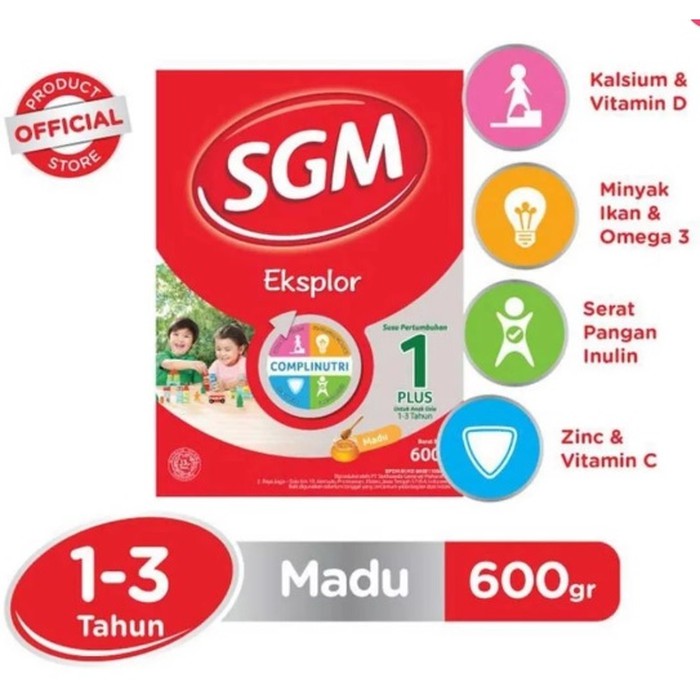 

SGM 1 Plus Madu 600 Gram