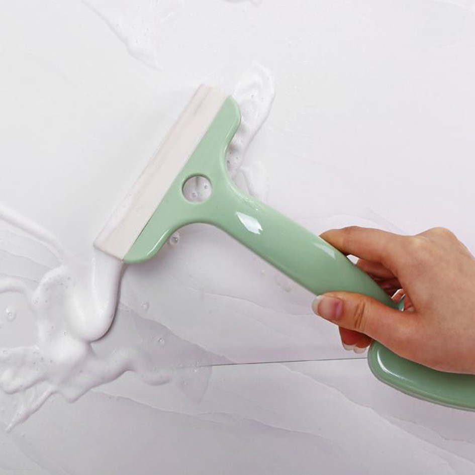 sikat 2 in 1 dengan pembersih kaca double head brush cleaning (1E3) hsa033