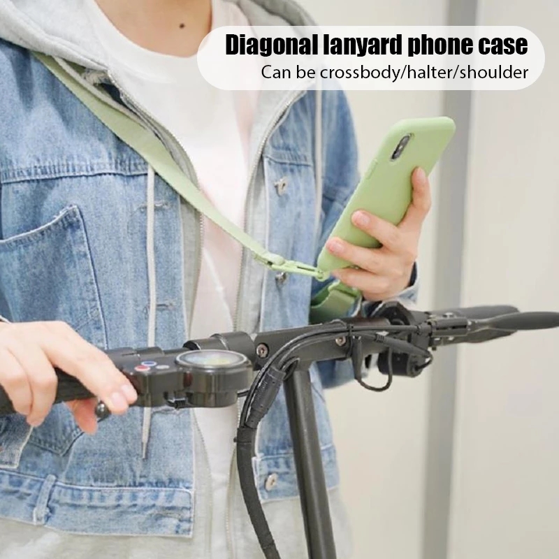 Soft Case Dengan Tali Lanyard Warna Permen Untuk Iphone 13 Pro Max 11 Pro Max 7 8 Plus Xr Xs Max