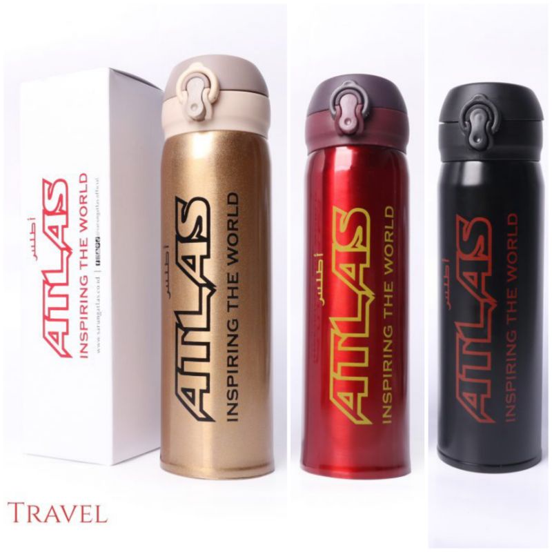 TUMBLER TUMBLR TRAVEL ATLAS EKSKLUSIF ORIGINAL WARNA GOLD MERAH HITAM