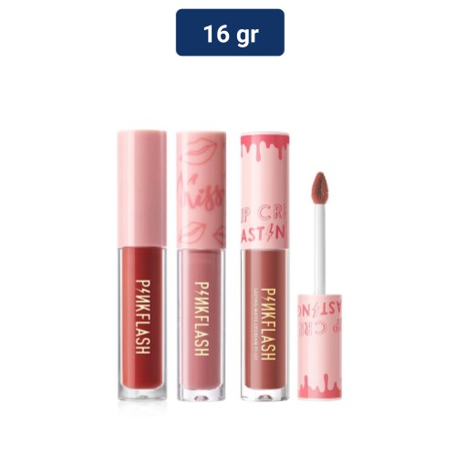 PINKFLASH Matte Lipstik Lembut Tahan Lama