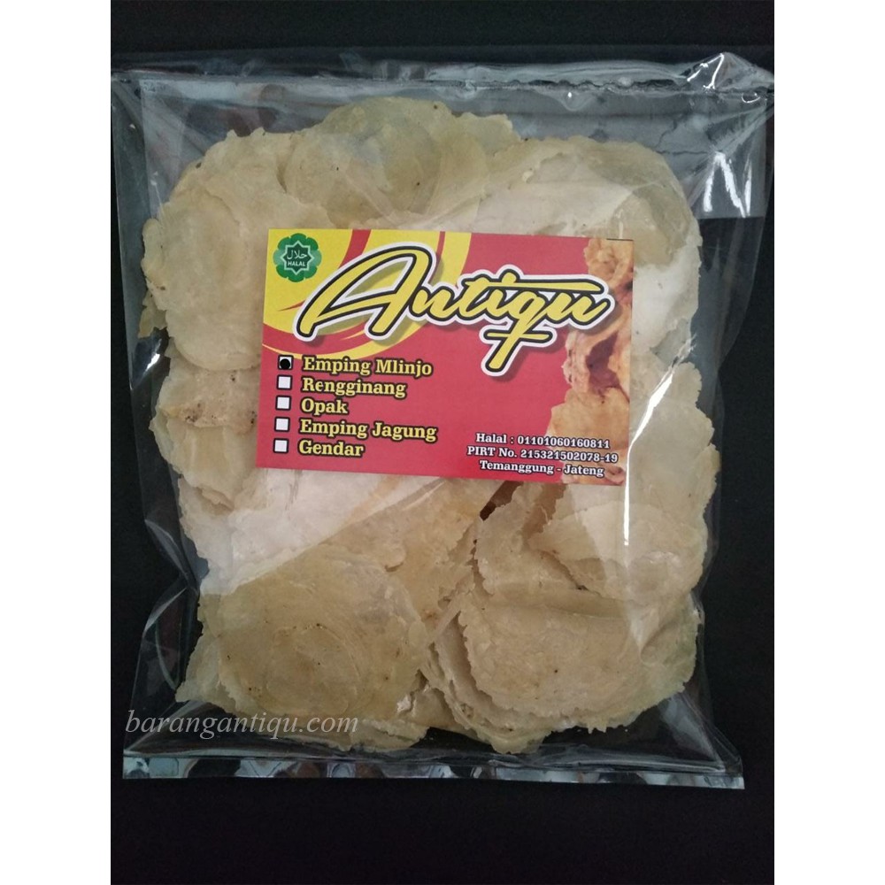 

Snack Emping Mlinjo Mentah Antiqu