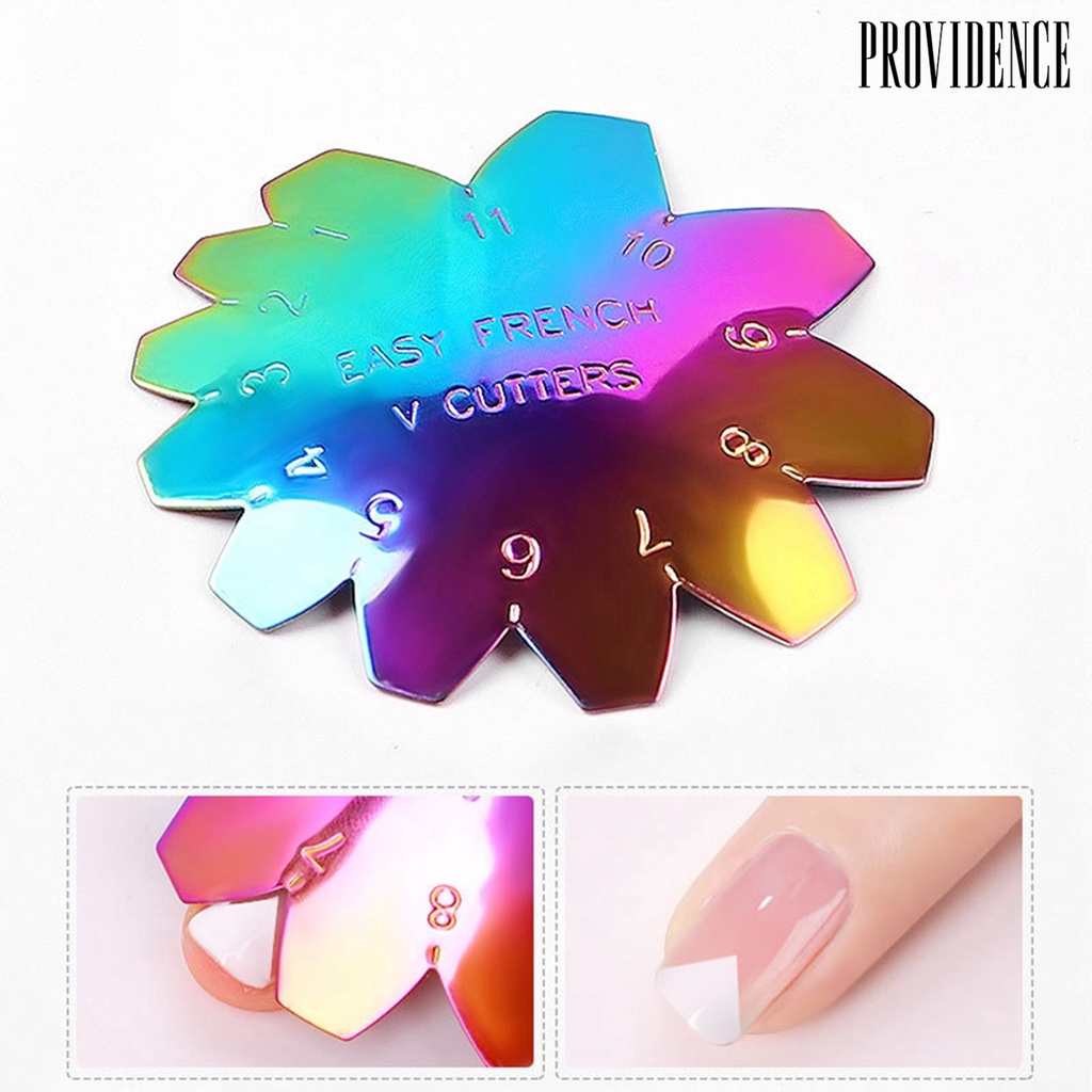 Providence Stainless Steel Nail Art Design French Manicure Varnish Modeling Stamping Plate