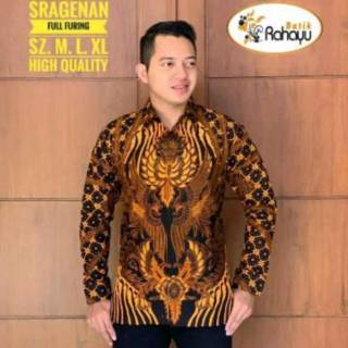 Asoka bagus  hem batik  panjang pria Shopee Indonesia