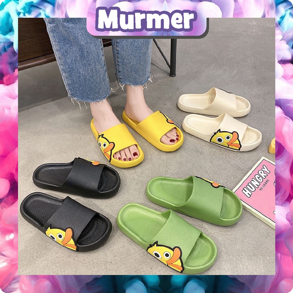 MurmerOfficial Sandal Jelly Import Outdoor Duck &amp; Shiba Inu R794