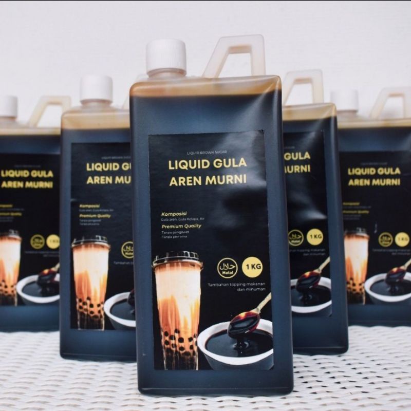

Gula Aren Cair / Liquid Brown Sugar 1 KG / farashop