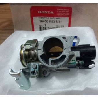 16400-K03-N31 HGP AHM 100% ORIGINAL THROTTLE THROTLE BODY ASSY K03 REVO FI INJEKSI 16400K03N31