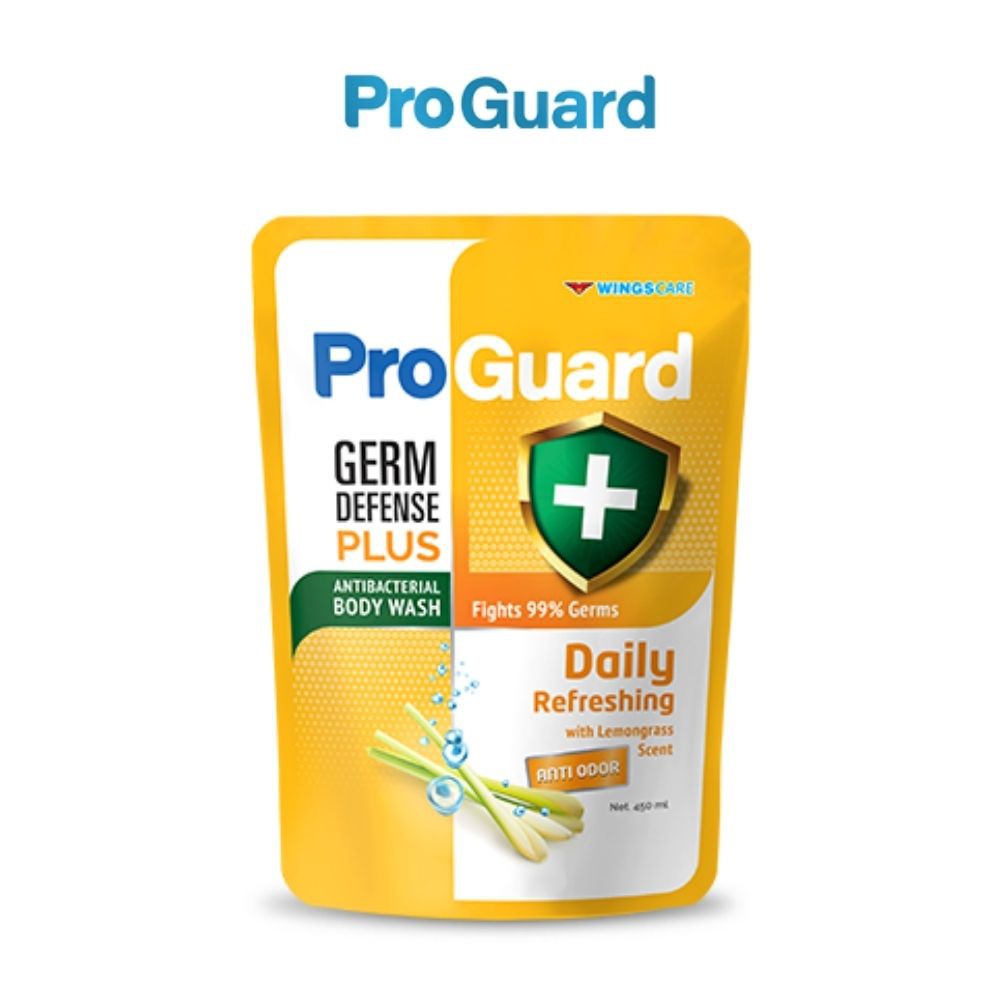 Proguard Sabun Mandi Cair Anti Bakteri Daily Refreshing Pouch 410 ml