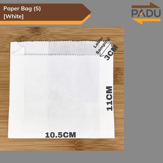 Jual [100 Pcs] Paper Bag / Kantong Kertas (S) - Kantong Roti / Donut